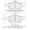 Centric Parts CTEK Ceramic Brake Pads, 103.10470 103.10470